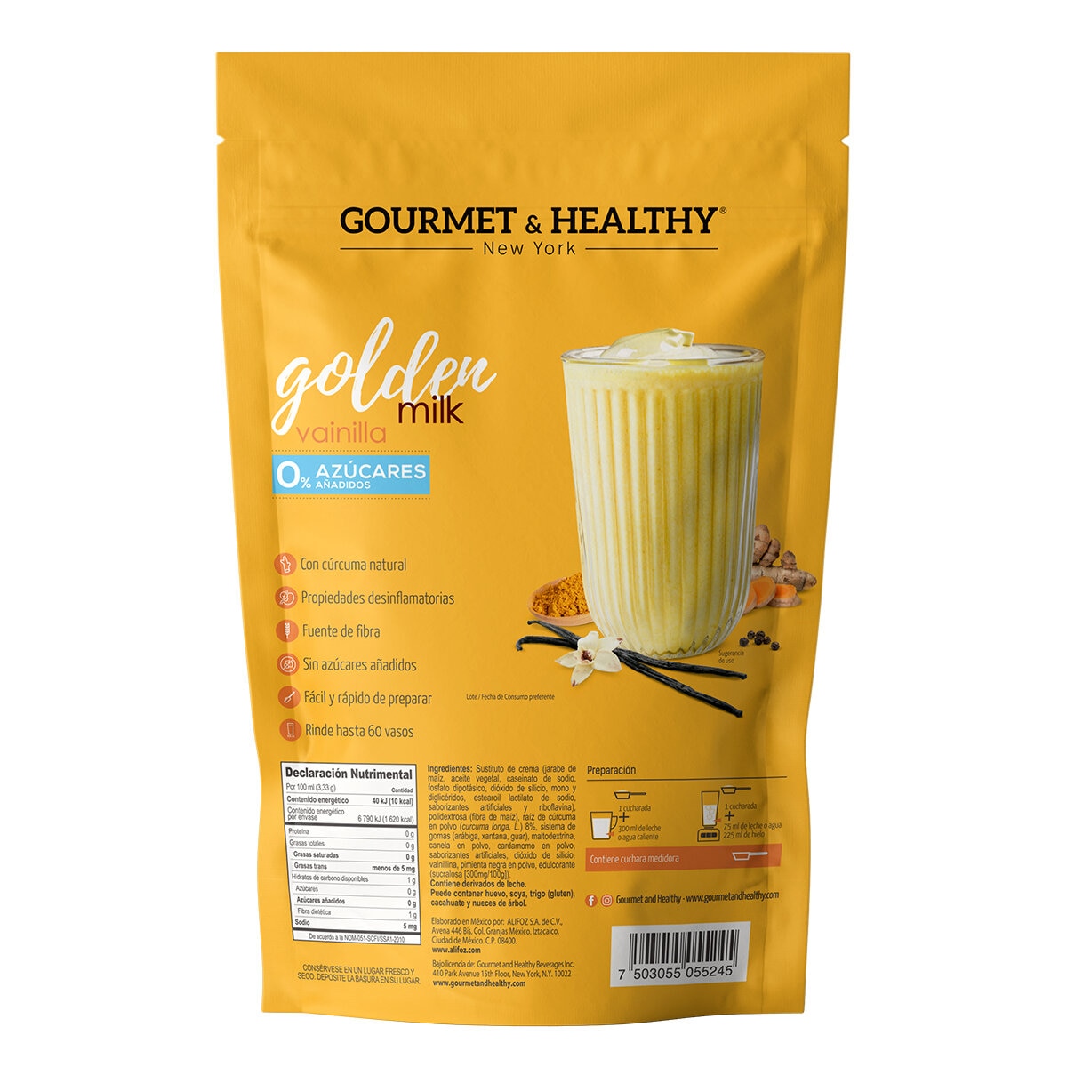 Gourmet & Healthy Golden Milk 600 g Gourmet & Healthy Golden Milk 600 g