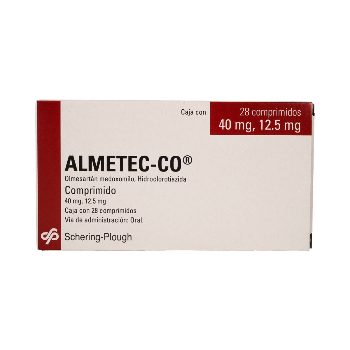 Almetec-Co 40 mg/12.5 mg 28 Comprimidos