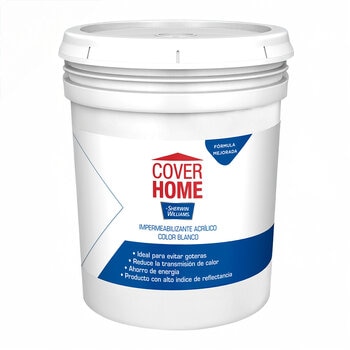 cover home, impermeabilizante acrílico blanco, 19l