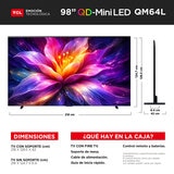 TCL Pantalla 98" Miniled 4K Fire TV TCL Pantalla 98" Miniled 4K Fire TV