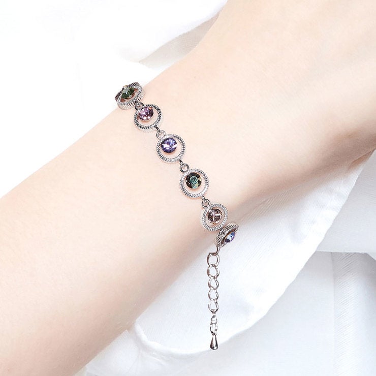 Mayfer, Pulsera variedad de colores, con Cristal Austríaco Mayfer, Pulsera variedad de colores, con Cristal Austríaco