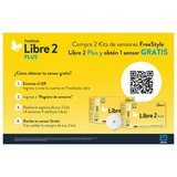 Freestyle Libre 2 Plus Monitoreo de Glucosa 2 Sensores Freestyle Libre 2 Plus Monitoreo de Glucosa 2 Sensores