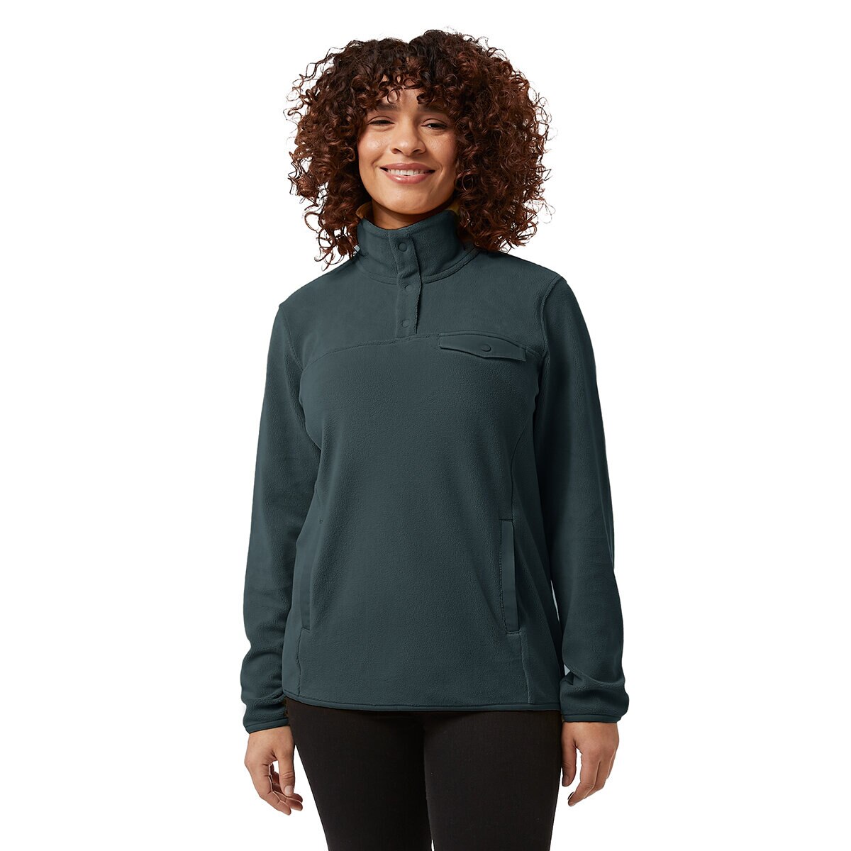 32 Degrees Heat Suéter De Fleece Para Dama Verde Costco