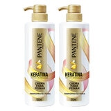 Pantene Keratina Crema para Peinar 2 pzas de 510 ml