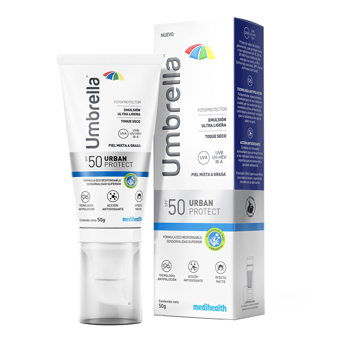 Umbrella Urban Fotoprotector SPF 50 50 g Umbrella Urban Fotoprotector SPF 50 50 g