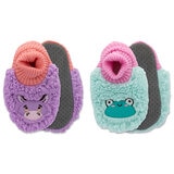 K Bell Pantuflas 2 pares para Niños o Niñas Varias Tallas y Colores