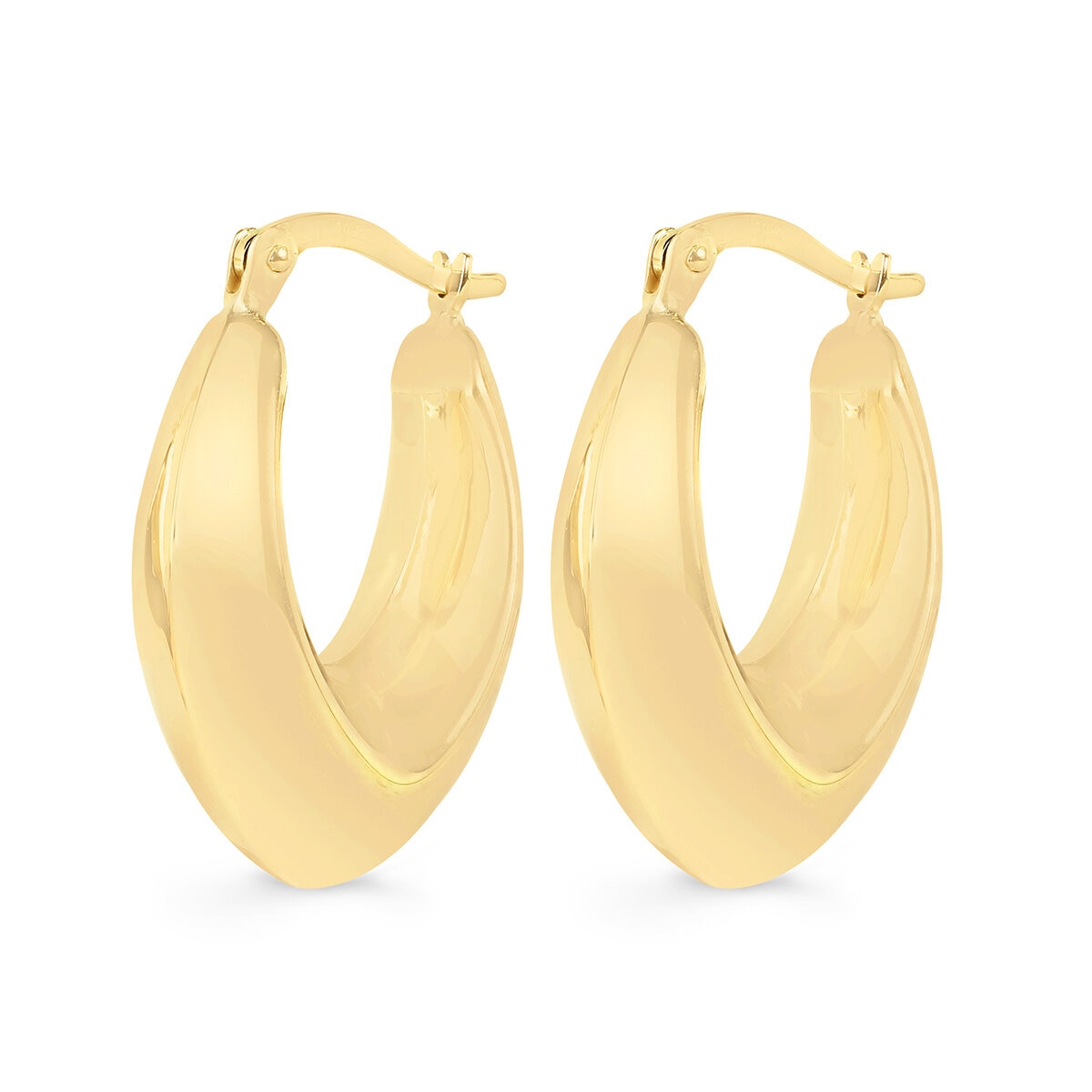 Arracadas 'V', Oro Amarillo 14K Arracadas 'V', Oro Amarillo 14K