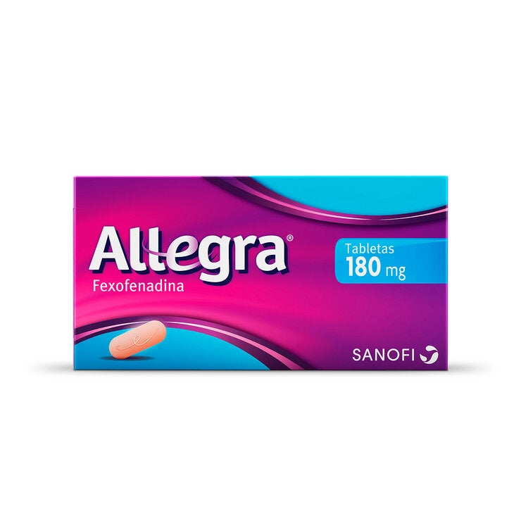 Allegra 180 mg 10 Tabletas Allegra 180 mg 10 Tabletas