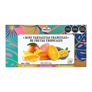 St Michel Mini Tartaletas Francesas de Frutas Tropicales 540 g