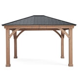 Yardistry, Gazebo de Madera de 3.7 m x 4.3 m