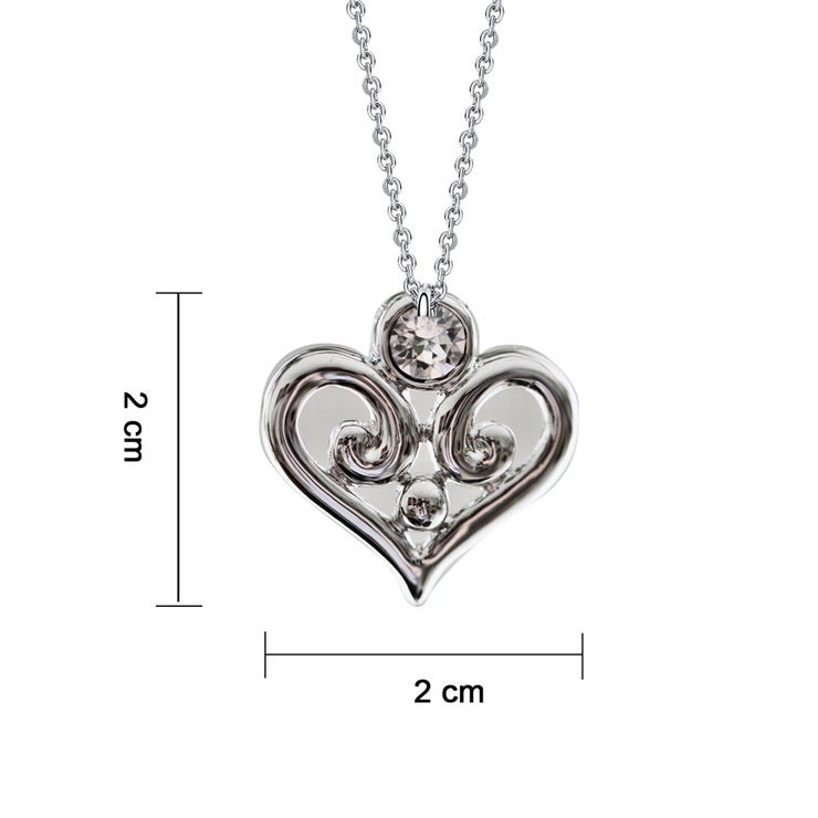 Mayfer, Dije en Forma de Corazón con Cristal Austríaco Mayfer, Dije en Forma de Corazón con Cristal Austríaco