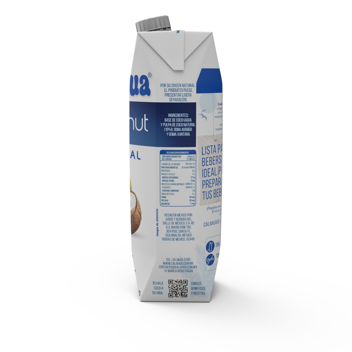 Calahua Bebida de Coco 6 pzas de 1 l Calahua Bebida de Coco 6 pzas de 1 l