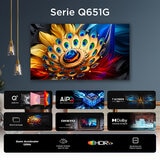 TCL Pantalla 65" 4K QLED Google TV