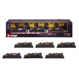 Colección Autos de Carreras F1 Escala 1:43 Paquete de 6 Piezas, Varios Modelos Colección Autos de Carreras F1 Escala 1:43 Paquete de 6 Piezas, Varios Modelos