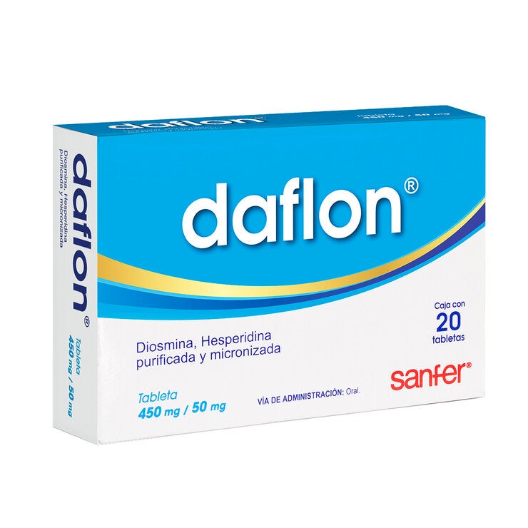 Daflon 500mg con 20 Tabletas Daflon 500mg con 20 Tabletas