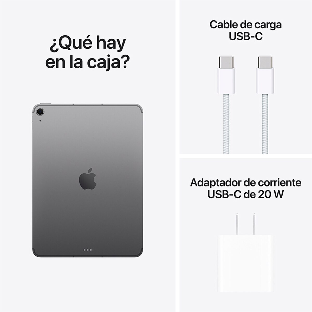 Apple iPad Air 11" Chip M3 Wi-Fi + Cellular 512GB Gris Espacial Apple iPad Air 11" Chip M3 Wi-Fi + Cellular 512GB Gris Espacial