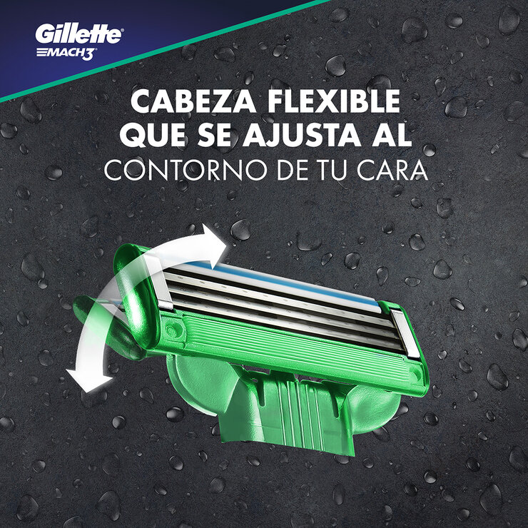 Gillette Repuestos Para Afeitar Mach3 Sensitive 20 pzas Gillette Repuestos Para Afeitar Mach3 Sensitive 20 pzas