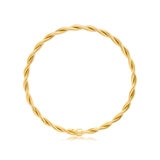 Brazalete, Oro Amarillo de 14k, de 2 Filas