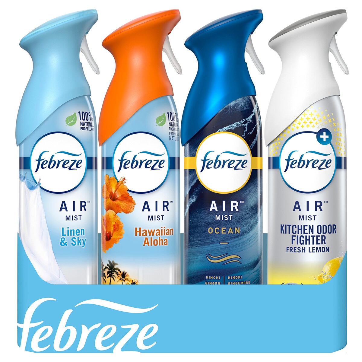 Febreze Air Aromatizante Ambiental 4 pzas de 250 gr Febreze Air Aromatizante Ambiental 4 pzas de 250 gr
