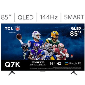 TCL Pantalla 85" QLED 4K Google TV 85Q7K TCL Pantalla 85" QLED 4K Google TV 85Q7K