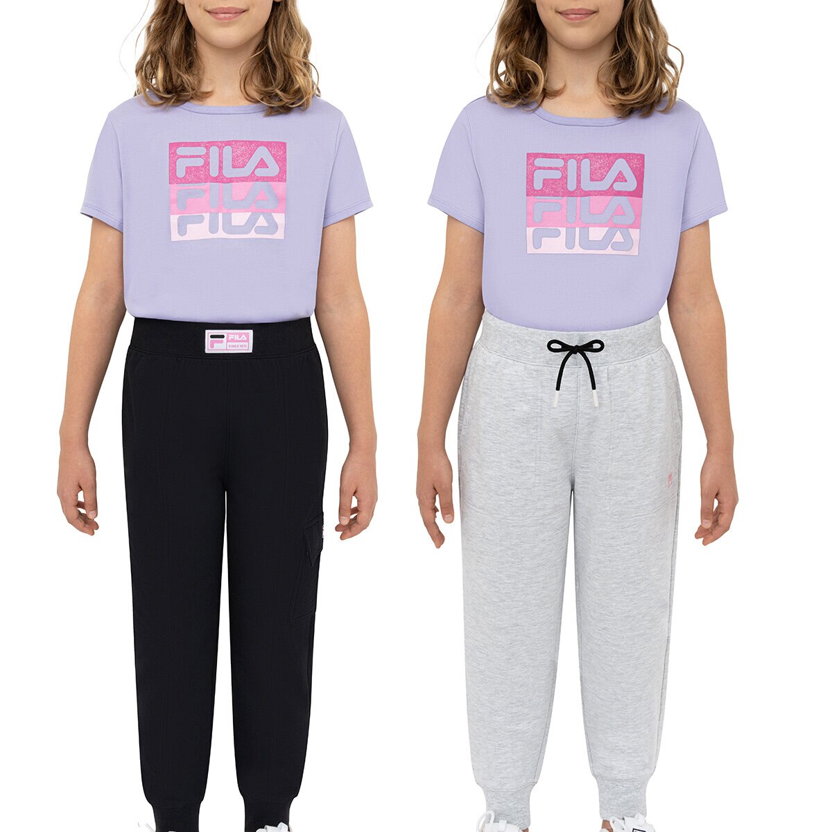 Fila Pants Tipo Jogger 2 Piezas para Niños y Niñas Varias Tallas y Colores Fila Pants Tipo Jogger 2 Piezas para Niños y Niñas Varias Tallas y Colores