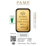 Lingote de Oro 1 oz PAMP