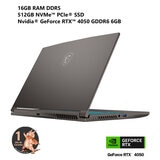 MSI Thin Gaming A15 Laptop 15.6" Full HD AMD Ryzen 5 16GB 512GB SSD + Mochila