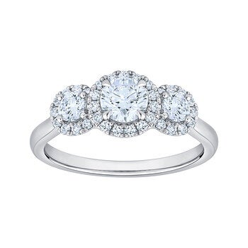 Anillo de Diamantes 1.00ctw, Platino Anillo de Diamantes 1.00ctw, Platino