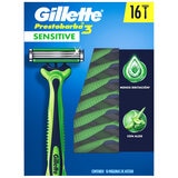 Gillette Prestobarba 3 Rastrillos desechables Sensitive 16 pzas Gillette Prestobarba 3 Rastrillos desechables Sensitive 16 pzas