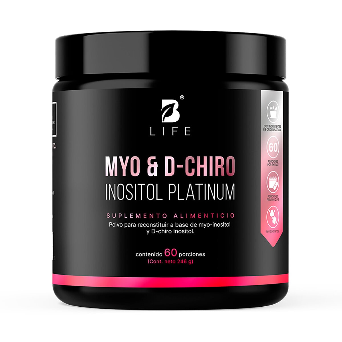 B Life Myo&D-Chiro Inositol Platinum en Polvo 246g B Life Myo&D-Chiro Inositol Platinum en Polvo 246g