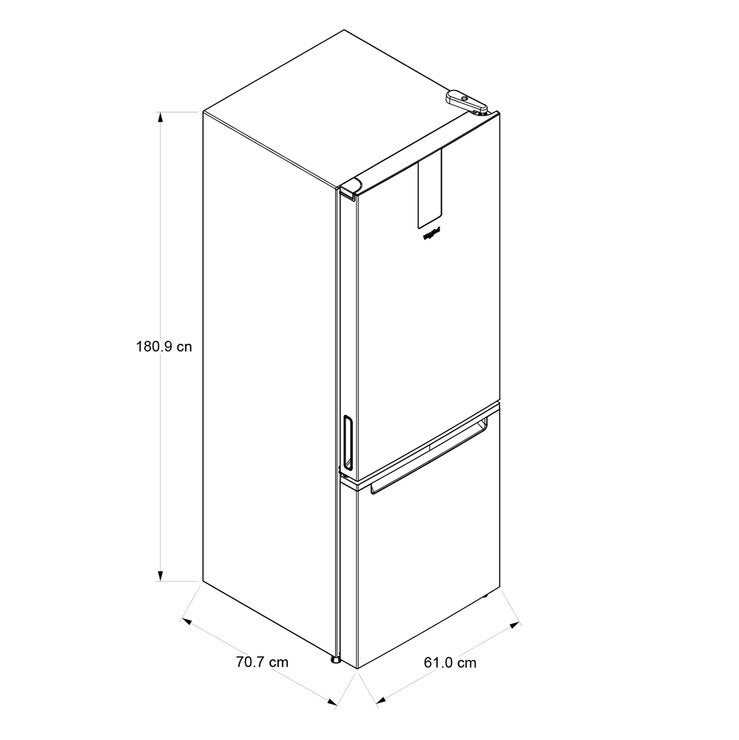 Whirlpool Refrigerador 13' Bottom Mount Whirlpool Refrigerador 13' Bottom Mount
