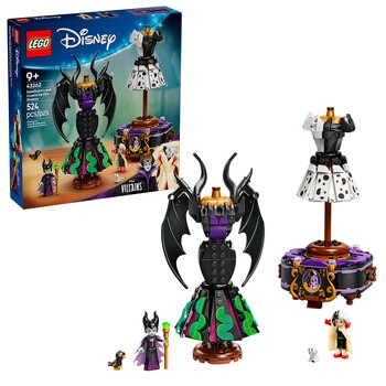 lego disney trajes de maléfica y cruella de vil