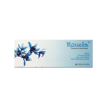 Marvelon 0.15/0.03 mg 21 Tabletas Marvelon 0.15/0.03 mg 21 Tabletas