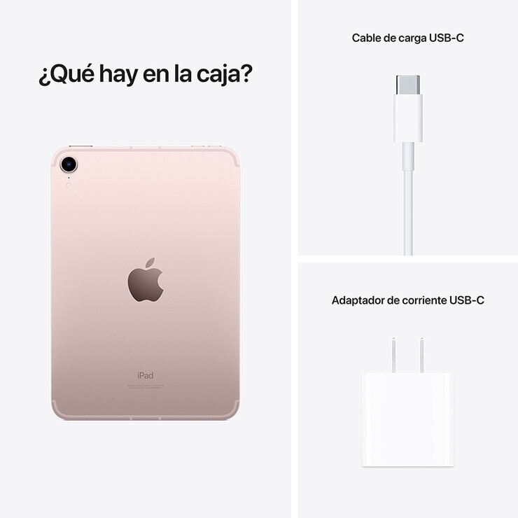 Apple iPad Mini 8.3" Wi-Fi + Celular 64GB Rosa Apple iPad Mini 8.3" Wi-Fi + Celular 64GB Rosa
