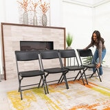 Lifetime, Sillas Plegables 4 Pack, Color Negro Lifetime, Sillas Plegables 4 Pack, Color Negro