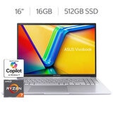 ASUS Vivobook 16 Laptop 16" Full HD AMD Ryzen 7 16GB 512GB SSD ASUS Vivobook 16 Laptop 16" Full HD AMD Ryzen 7 16GB 512GB SSD