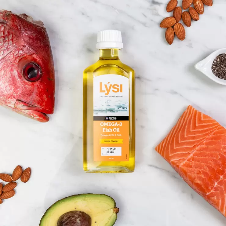 LYSI Aceite de Pescado Omega 3 Sabor Limón LYSI Aceite de Pescado Omega 3 Sabor Limón