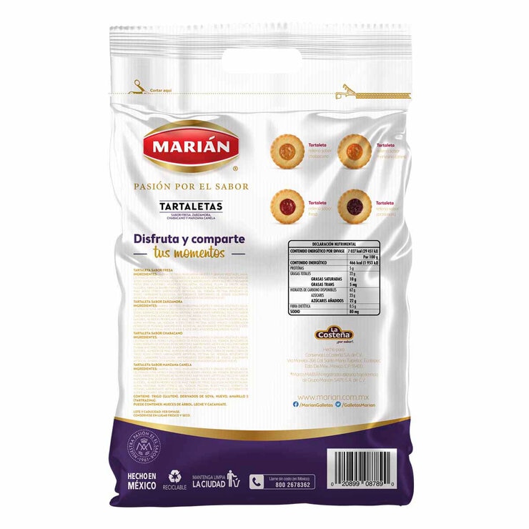 Marián Tartaletas Galletas Rellenas 1.5 kg Marián Tartaletas Galletas Rellenas 1.5 kg
