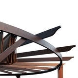 Shandong, Pérgola Semicircular Iris de 6.5m x 2.3m Shandong, Pérgola Semicircular Iris de 6.5m x 2.3m