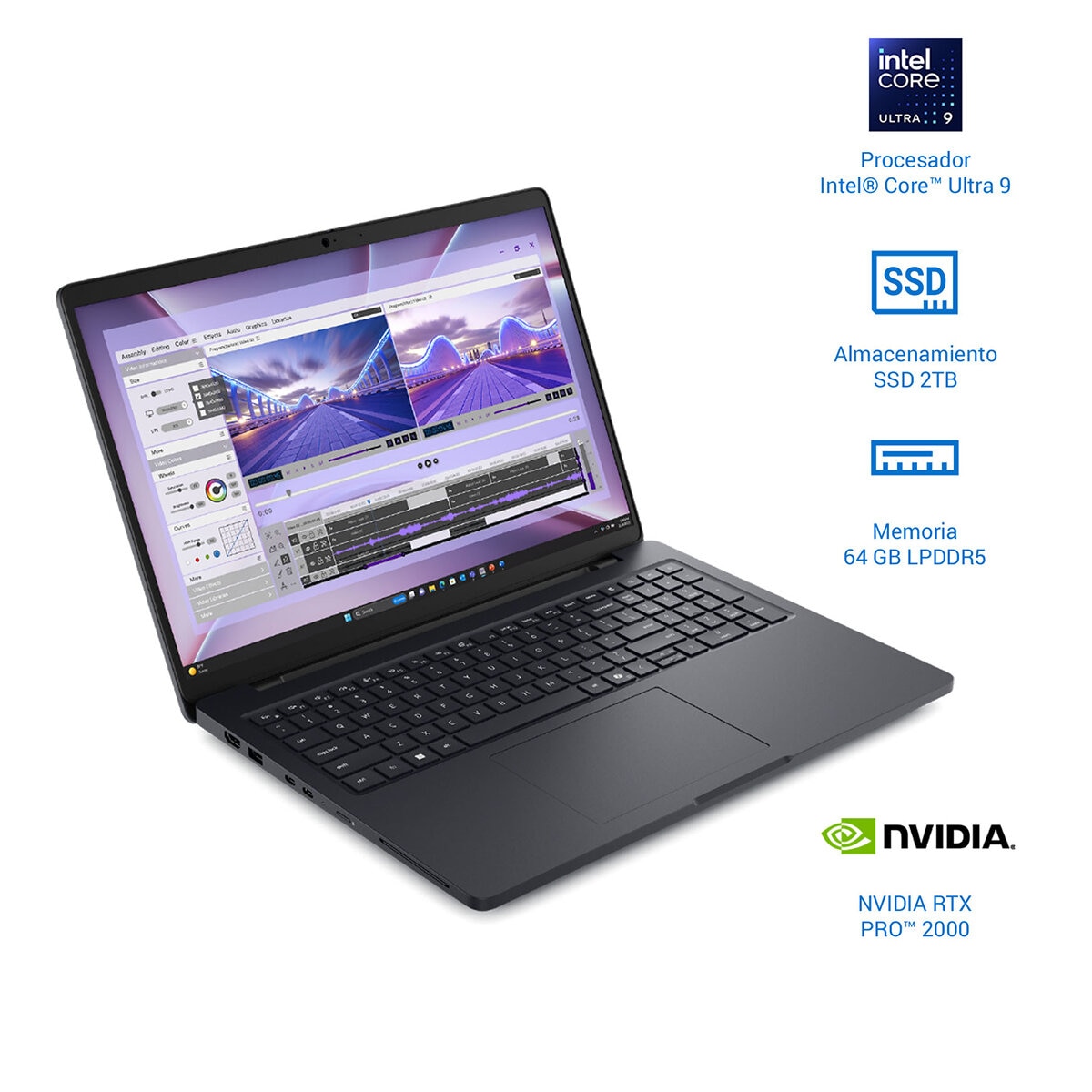DELL Pro Max 16 Premium Laptop 16" Ultra HD+ Tandem OLED Intel Core Ultra 9 64GB 2TB SSD DELL Pro Max 16 Premium Laptop 16" Ultra HD+ Tandem OLED Intel Core Ultra 9 64GB 2TB SSD