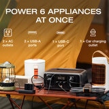 Ecoflow, Estación de Energía Portátil River 3, Capacidad 245 Wh Ecoflow, Estación de Energía Portátil River 3, Capacidad 245 Wh