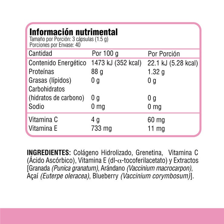 Greenside Colágeno Hidrolizado 120 capsulas Greenside Colágeno Hidrolizado 120 capsulas