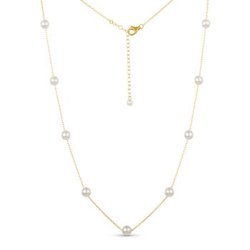 collar de perla akoya, 45.72cm