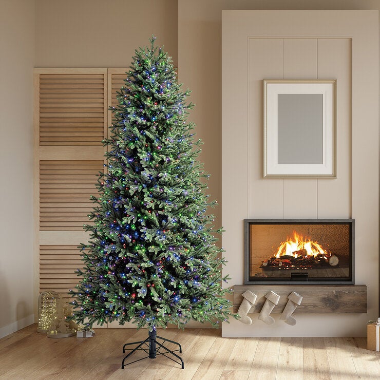 Árbol de Navidad Pre-Iluminado 2.2m con 1,700 Luces Radiant Micro LED Árbol de Navidad Pre-Iluminado 2.2m con 1,700 Luces Radiant Micro LED