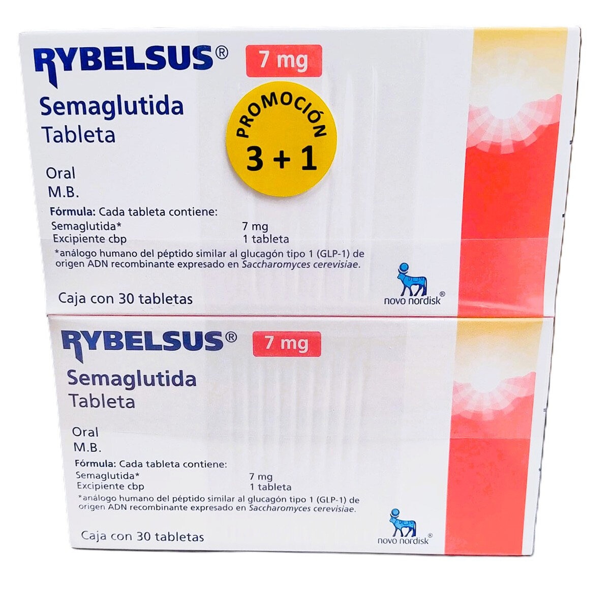 Rybelsus 7 mg 30 Tabletas 4 Pack Rybelsus 7 mg 30 Tabletas 4 Pack