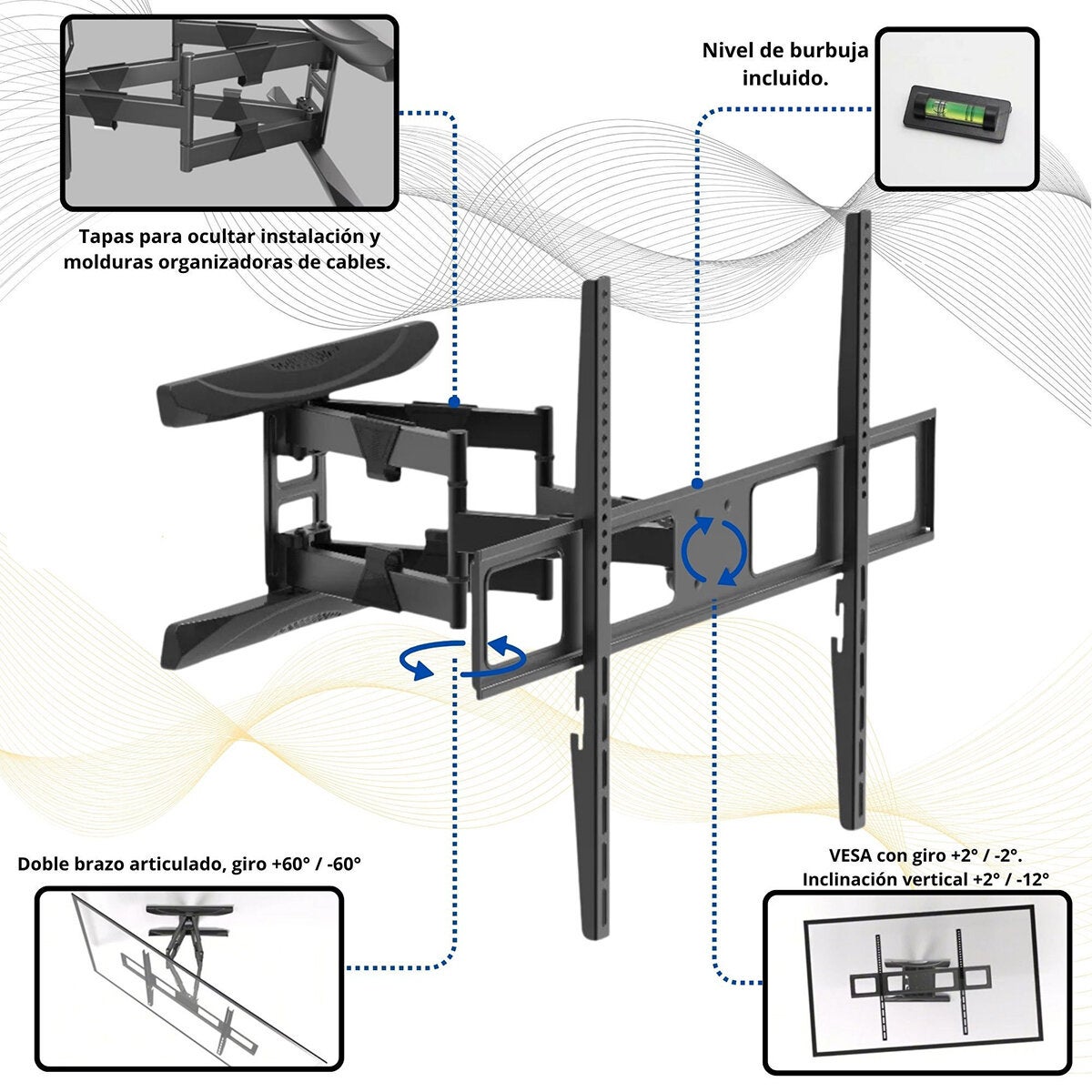 Blackrock Onix Soporte de Pantalla 50 a 98" Blackrock Onix Soporte de Pantalla 50 a 98"