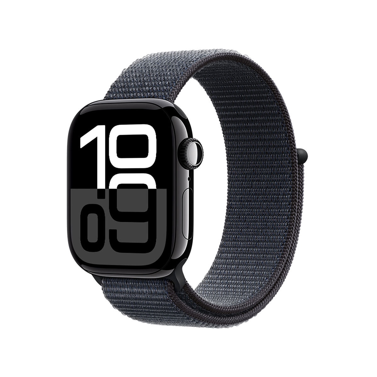 Apple Watch S10 (GPS) Caja de aluminio negro azabache 42mm con correa loop tinta