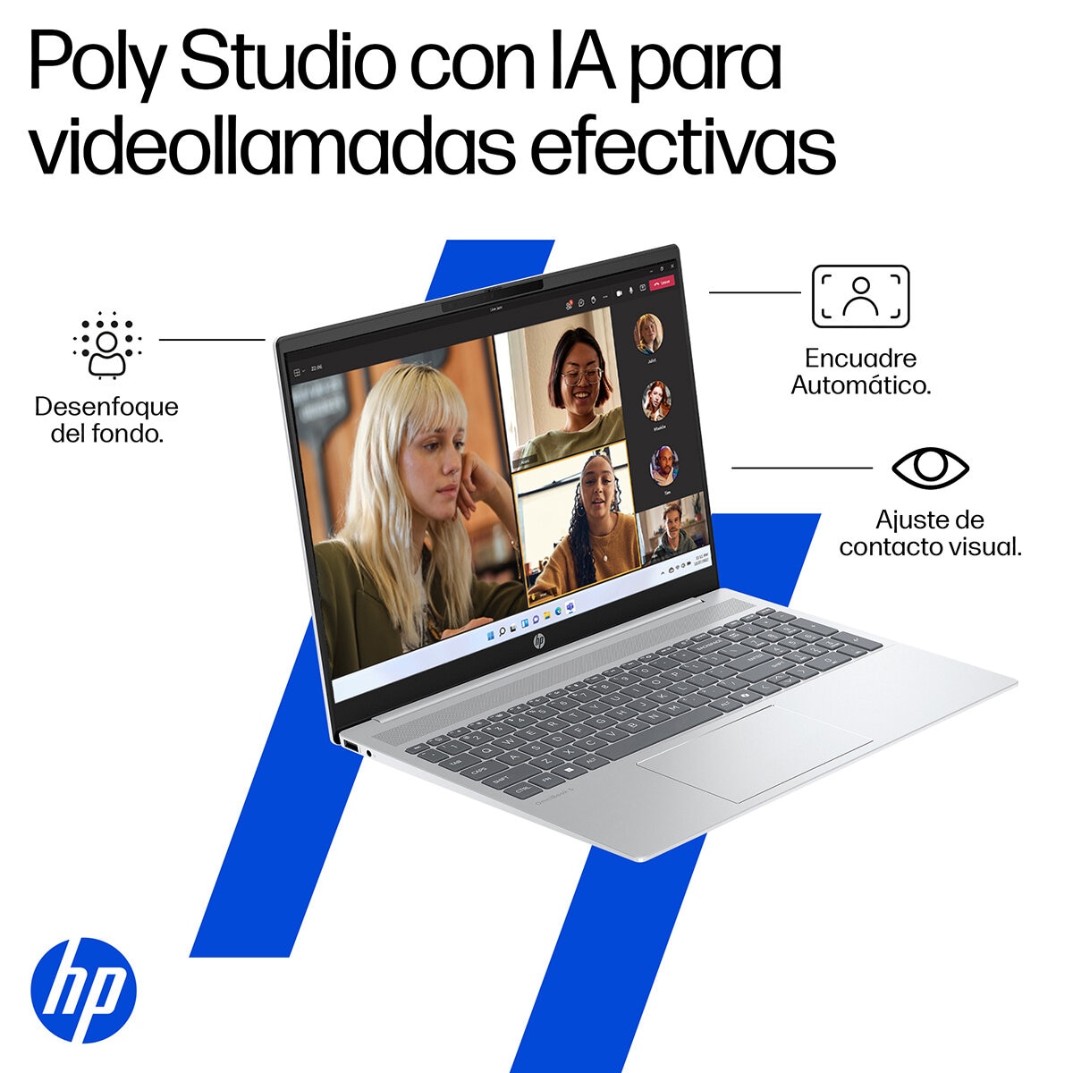 HP 16-af1053la Omnibook 5 AI Laptop 16" 2K OLED Intel Core Ultra 5-225U 16GB 512GB SSD - 12 Meses M365 Personal HP 16-af1053la Omnibook 5 AI Laptop 16" 2K OLED Intel Core Ultra 5-225U 16GB 512GB SSD - 12 Meses M365 Personal