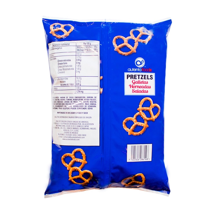 Autenta Foods Pretzels Galletas Horneadas Saladas 1 kg Autenta Foods Pretzels Galletas Horneadas Saladas 1 kg