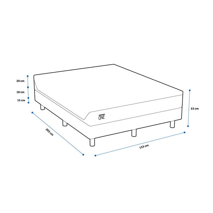 Tempur One + Box Queen Size Tempur One + Box Queen Size